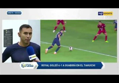 Bruno Miranda nos habla de la goleada 4-1 de Royal Pari a Guabirá en el Tahuichi.