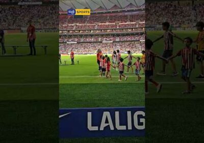 Así se vive el inicio de un partido de #laliga