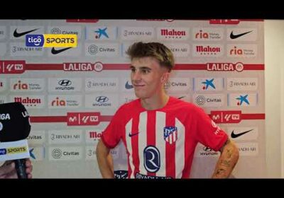 Pablo Barrios jugador del @atleticodemadrid habló con @PabloFernandezActor para #GiraMundial