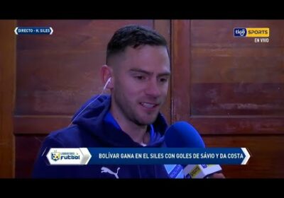 Fernando Saucedo, mediocampista de Bolívar, habló en Laboratorio sobre la victoria celeste.