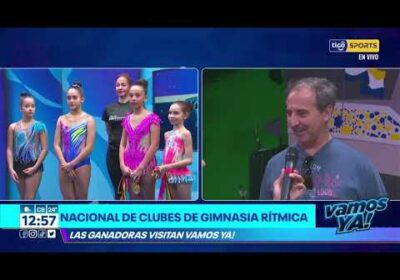 #VamosYa❗️Las ganadoras del nacional de clubes de Gimnasia Rítmica nos visitan 🤸‍♀️