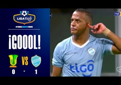 31′ ¡Gol de Aurora! Serginho presionó, ganó el balón y definió para abrir el marcador.