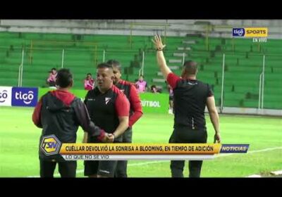 Cuéllar devolvió la sonrisa a Blooming, en tiempo de adición. Esto es lo que no se vio del encuentro