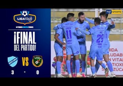 🏆  ¡Final del partido! Bolívar goleó a Gran Mamoré sin inconvenientes en el Siles.