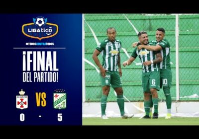 ¡Final del partido! Oriente Petrolero lo resolvió sin inconvenientes y goleó a Real Santa Cruz.