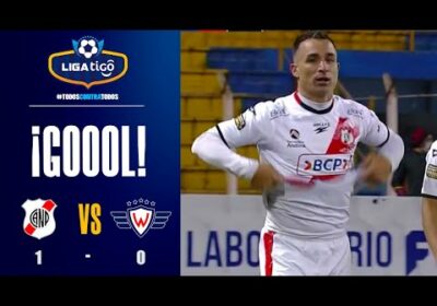 🏆 49′ ¡Gol de Nacional Potosí! Tremendo disparo cruzado de Martín Prost para abrir el marcador.
