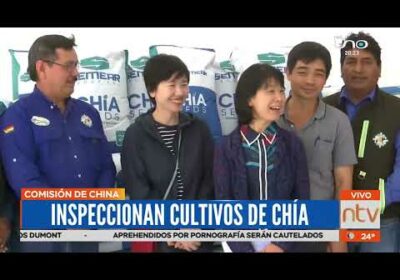 Comisión de China inspecciona producción de Chía