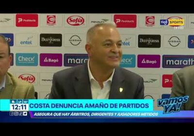 Fernando Costa, anuncia a un congreso ordinario para tratar sobre el posible amaño de partidos  🇧🇴😲