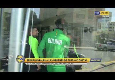 🚨 Efraín Morales a las órdenes de Gustavo Costas. El futbolista superó una lesión muscular.✅