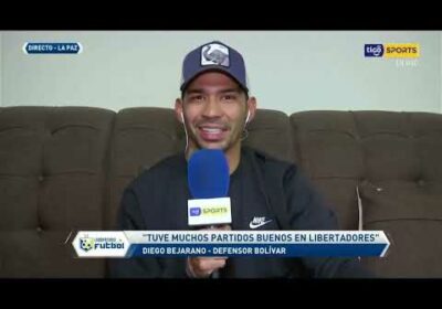 🔬Diego Bejarano, quinto boliviano con más partidos en Conmebol. Mira lo que dijo el lateral.
