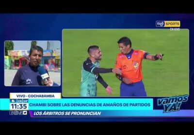 Victor Hugo Chambi, presidente de Abaf, nos habla sobre las denuncias de amaños de partidos.