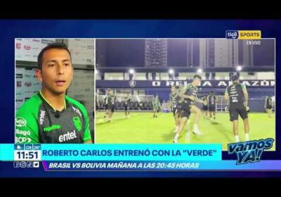 Roberto Carlos Fernández entrenó con la ‘Verde’. 👀 Mira lo que dijo el lateral de la selección 🇧🇴 .