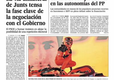 ️ #Portada | La vía unilateral de Junts tensa la fase clave de la…