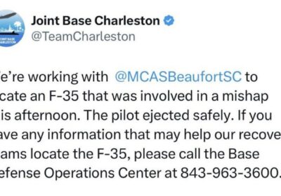 Comunicado de la Base Conjunta Charleston: