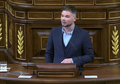 TV en DIRECTO | Rufián: «Es un honor para mi partido y para mí,…