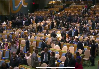 🇨🇴 | Parte de los asistentes a la asamblea general de la ONU se…