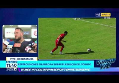 Repercusiones en Aurora sobre el reinicio del torneo. Esto dijo el Dt. del ‘Equipo del Pueblo’.