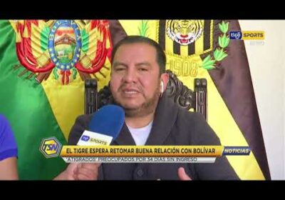 🚨  El ‘Tigre’ 🐯 espera retomar buena relación con Bolívar 🤝🏼.