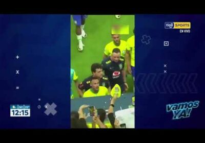 #VamosYa❗️ ¡Le tiraron pipocas a Neymar!🫣😳, así reaccionó el astro brasileño 🇧🇷