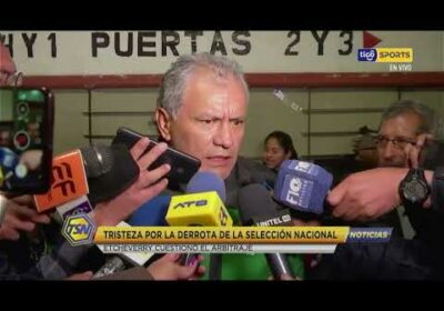 ¡TRISTEZA POR LA DERROTA DE LA SELECCIÓN NACIONAL! 😤 Echeverry cuestionó el arbitraje. 🙁🗣️