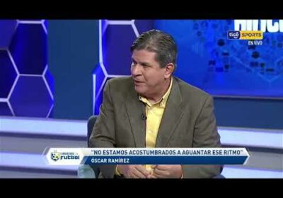 Óscar Ramírez: “No estamos acostumbrados a aguantar ese ritmo”.