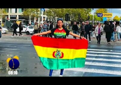 ⏰ Rompió récord nacional. La atleta boliviana Jhoselyn Camargo compitió en Ámsterdam