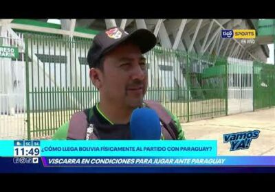 ¿Cómo llega Bolivia físicamente al partido con Paraguay? 🤔 Esto dijo el Kinesiólogo de la ‘Verde’.