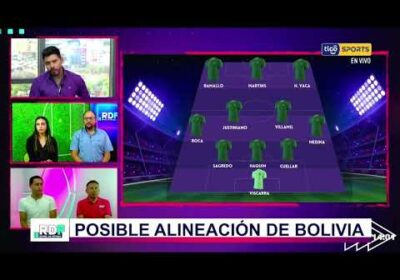 ⚽️Te mostramos la posible alineación de Bolivia para tratar de sacar un buen resultado ante Paraguay