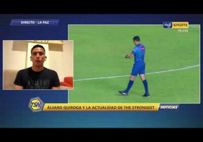 Álvaro Quiroga, volante del ‘Tigre’, nos dice como está su equipo previo al encuentro ante Blooming.