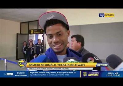 Dorny Romero se sumó al trabajo de Always Ready. Venegas espera por medina, Cuéllar y Suárez.