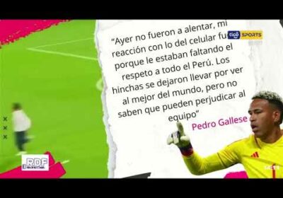 Así se expresó Pedro Gallese, arquero de Perú, con respecto al incidente del celular.