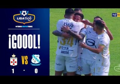15′ ¡Gol de Real Santa Cruz! Disparo de Edward Vaca con pierna izquierda para firmar un golazo.