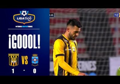 35′ ¡Gol de The Strongest! Gran acción de Enrique Triverio para poner en ventaja al ‘Tigre’