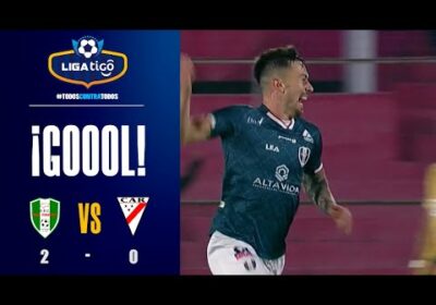 58′ ¡Gol de Real Tomayapo! Mateo Hernández y un GOLAZO para ampliar la ventaja del local en Tarija