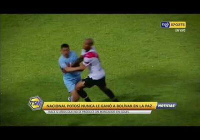 Nacional Potosí nunca le ganó a Bolívar en La Paz 🥵.