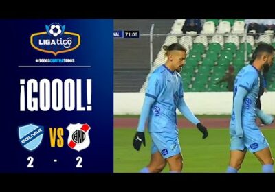 70′ ¡Gol de Bolívar! Francisco Da Costa define de manera correcta y empata el marcador.