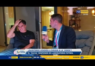 ¿Gustavo Quinteros vendría a dirigir a la ‘Verde’? 😮 el ‘Facha’ responde en Laboratorio fútbol.
