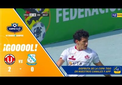 38′ ¡Gol de FC Universitario! Definición cruzada y precisa para que Víctor Ábrego anote el segundo.