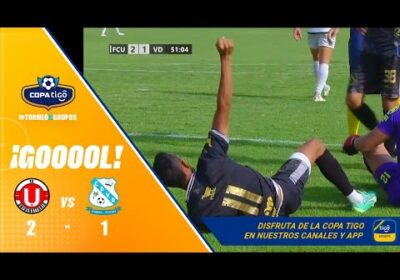 50′ ¡Gol de Vaca Díez! Fininho gana por aire y de cabeza descuenta el marcador al equipo pandino.