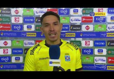 Estas fueron las palabras de Braulio Uraezaña jugador Tigo del partido.