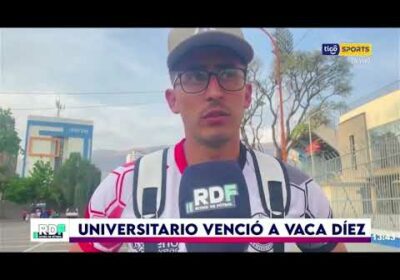 FC Universitario venció a Vaca Díez. Esto dijo Rodrigo Andrés Llano por la victoria del ‘Manzanero’.