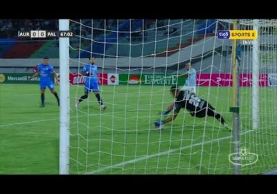 67′ ¡Notable Adorno! Armaron la jugada entre Blanco y Serginho pero encontraron y una gran respuesta