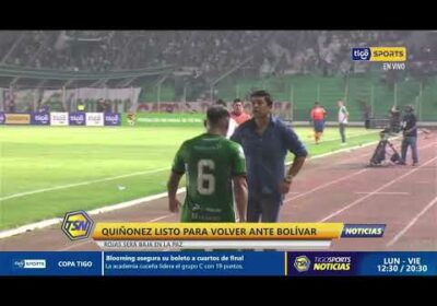 Quiñonez 💪🏻 listo para volver ante Bolívar. Rojas será baja en La Paz.