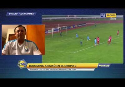 El DT de Blooming, Carlos Bustos; habló sobre la clasificación de la ‘Academia’ ⚔️ en la Copa Tigo.