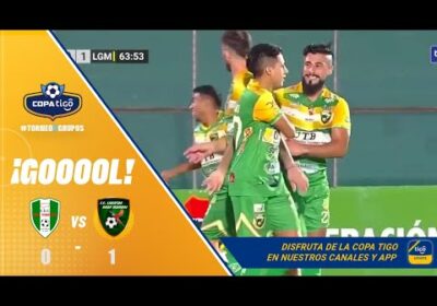 63′ ¡Gol de Gran Mamoré! Alejandro Medina sacó un notable disparo para poner arriba a su equipo,