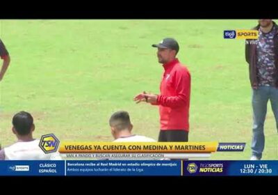 Rodrigo Venegas ya cuenta con Medina y Martines. Van a Pando y buscan asegurar su clasificación.
