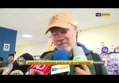Zago no se considera aún el DT. de la selección. Esto dijo el estratega a su llegada al país 😱.