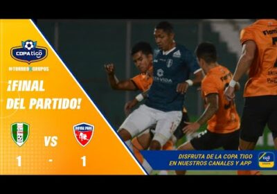 90+5′ ¡Final del partido! Empate perjudicial entre Real Tomayapo y Royal Pari en Tarija.