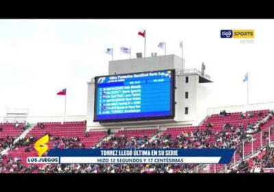Guadalupe Torrez llegó última en su serie de atletismo 😔. Hizo 12 segundos y 17 centésimas.