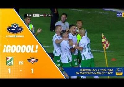 8′ ¡Gol de Oriente Petrolero! ‘Danco’ García ganó por arriba para igualar el marcador.